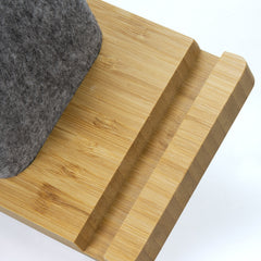 NATURA Bamboo Phone Stand Desk Caddy by Happyway Promotions