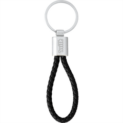 Leather Twist Key Ring By Happyway Promotions