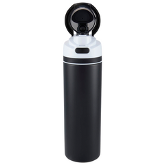 Elvin 900ml Recycled Stainless Flip Straw Bottle by Happyway Promotions