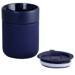 Java 330 ml Ceramic Tumbler w/ Silicone Wrap by Happyway Promotions