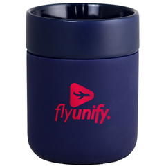 Java 330 ml Ceramic Tumbler w/ Silicone Wrap by Happyway Promotions
