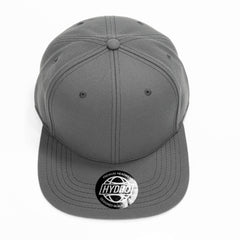 Clay 6 Panel Polyester Cap with Flat Visor by Happyway Promotions