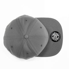 Clay 6 Panel Polyester Cap with Flat Visor by Happyway Promotions