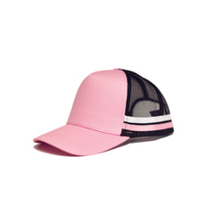 Odyssey 5 Panel PolyCotton Cap with Striped Mesh Sides by Happyway Promotions