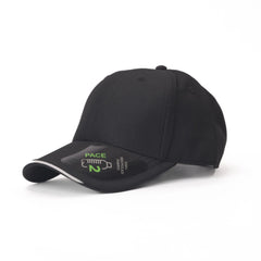 Pace 6 Panel Eco Cap with Curved Sandwich Visor by Happway Promotions