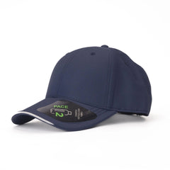 Pace 6 Panel Eco Cap with Curved Sandwich Visor by Happway Promotions