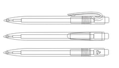 Plastic Ballpoint Pen By Happyway Promotions