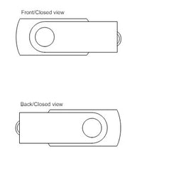 Rotate USB - 8GB By Happyway Promotions