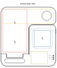 3-in-1 Foldable Wireless Charger By Happyway Promotions