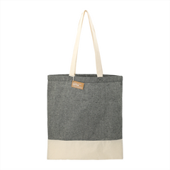 Split Recycled 150ml Cotton Twill Convention Tote By HappyWay Promotions