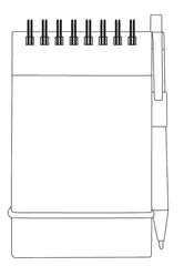 Recycled Jotter with Pen By HappyWay Promotions