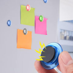 Plastic Button Magnet by Happyway Promotions