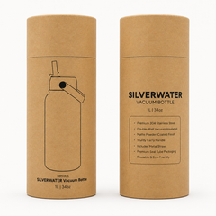 SILVERWATER 1L Vacuum Bottle by Happyway Promotions