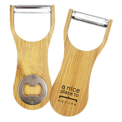 Orisha Bamboo Peeler Bottle Opener by Happyway Promotions