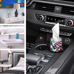 Car Bucket Dry Tissue by Happyway Promotions