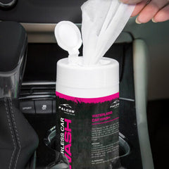 Car Bucket Wet Tissue by Happyway Promotions