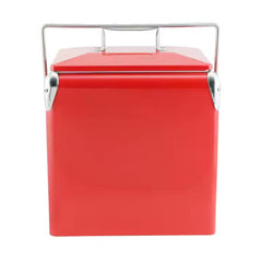 Retro Metal Ice Cooler Box 13L by Happyway Promotions