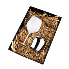 Bella Stainless Steel Wine Glass by Happyway Promotions