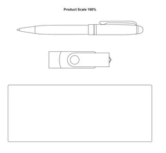 USB (4GB) and Pen Giftset By HappyWay Promotions