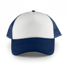 White Front 5 Panel Trucker Mesh Cap by Happyway Promotions