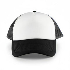 White Front 5 Panel Trucker Mesh Cap by Happyway Promotions