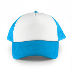 White Front 5 Panel Trucker Mesh Cap by Happyway Promotions