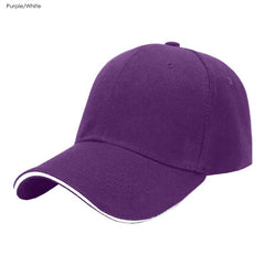 Const 6 Panel Cotton Sandwich Cap by Happyway Promotions