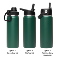 LAPEN 500ml Vacuum Bottle - 3 Different Lid Options by Happyway Promotions