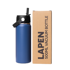LAPEN 500ml Vacuum Bottle - 3 Different Lid Options by Happyway Promotions