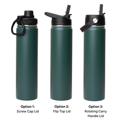 LAPEN 750ml Vacuum Bottle - 3 Different Lid Options by Happyway Promotions