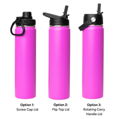 LAPEN 750ml Vacuum Bottle - 3 Different Lid Options by Happyway Promotions