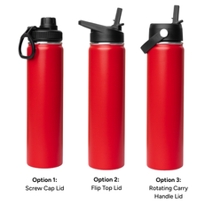 LAPEN 750ml Vacuum Bottle - 3 Different Lid Options by Happyway Promotions