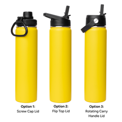 LAPEN 750ml Vacuum Bottle - 3 Different Lid Options by Happyway Promotions