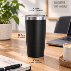Mocha 300ml Vacuum Cup by Happyway Promotions