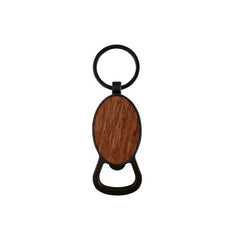 Autumn Wood Bottle Opener – Round by Happyway Promotions