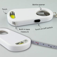 Smily Torch Tape Bottle Opener Key Ring by Happyway Promotions