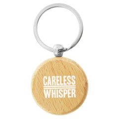 Wood Round Key Ring by Happyway Promotions