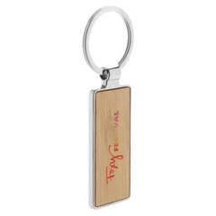 Bamboo Long Key Ring by Happyway Promotions