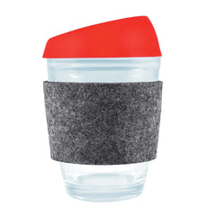 HWD272 - Vienna Coffee Cup  Silicone Lid  RPET Band