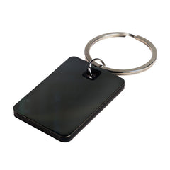 Rectangle Stainless Steel Keytag by Happyway Promotions