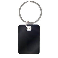 Rectangle Stainless Steel Keytag by Happyway Promotions