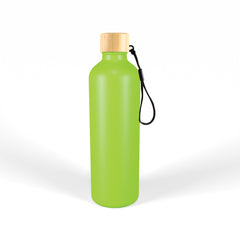 HWD286 - Gelato Aluminium Drink Bottle with Bamboo Lid