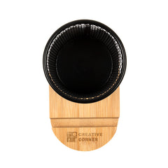 Bamboo Pen Tidy Phone Stand by Happyway Promotions