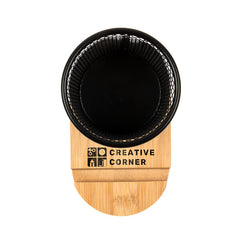 Bamboo Pen Tidy Phone Stand by Happyway Promotions