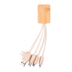 HEIT199 - Sprite Square Bamboo Charging Cable