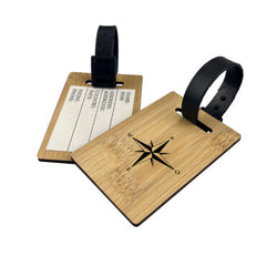 Bamboo Luggage Tag by Happyway Promotions