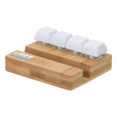 Bamboo Stand Keyboard Stress Reliever by Happyway Promotions