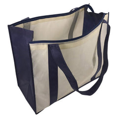 Non Woven Large Zipped Shopping Bag by Happyway Promotions