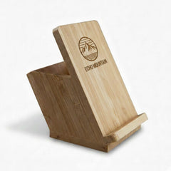 Bamboo Mobile Stand and Pen Holder by Happyway Promotions