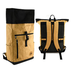 Seaside Kraft Paper Laptop Backpack by Happyway Promotions